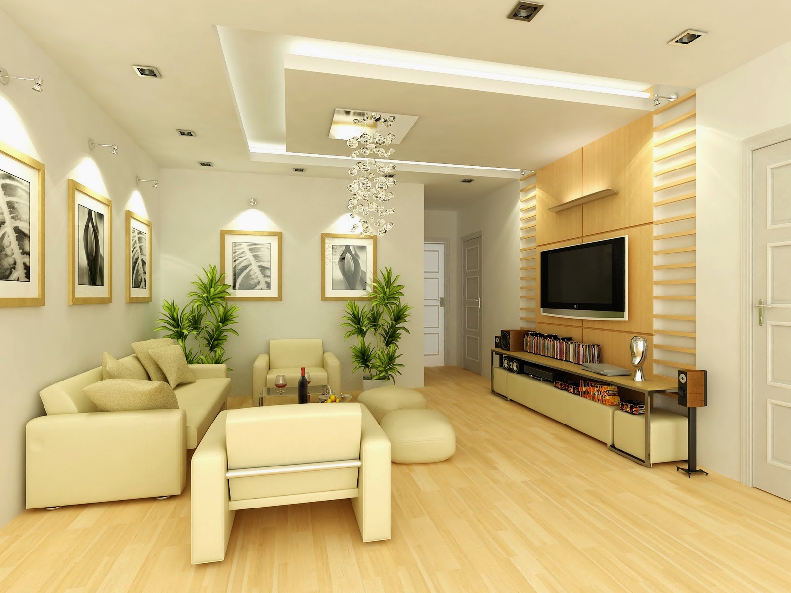 Đồ đạc sau khi được sắp xếp gọn gàng tại nhà mới.