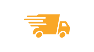 Icon xe tải di chuyển nhanh biểu tượng cho dịch vụ taxi tải Kiến Vàng