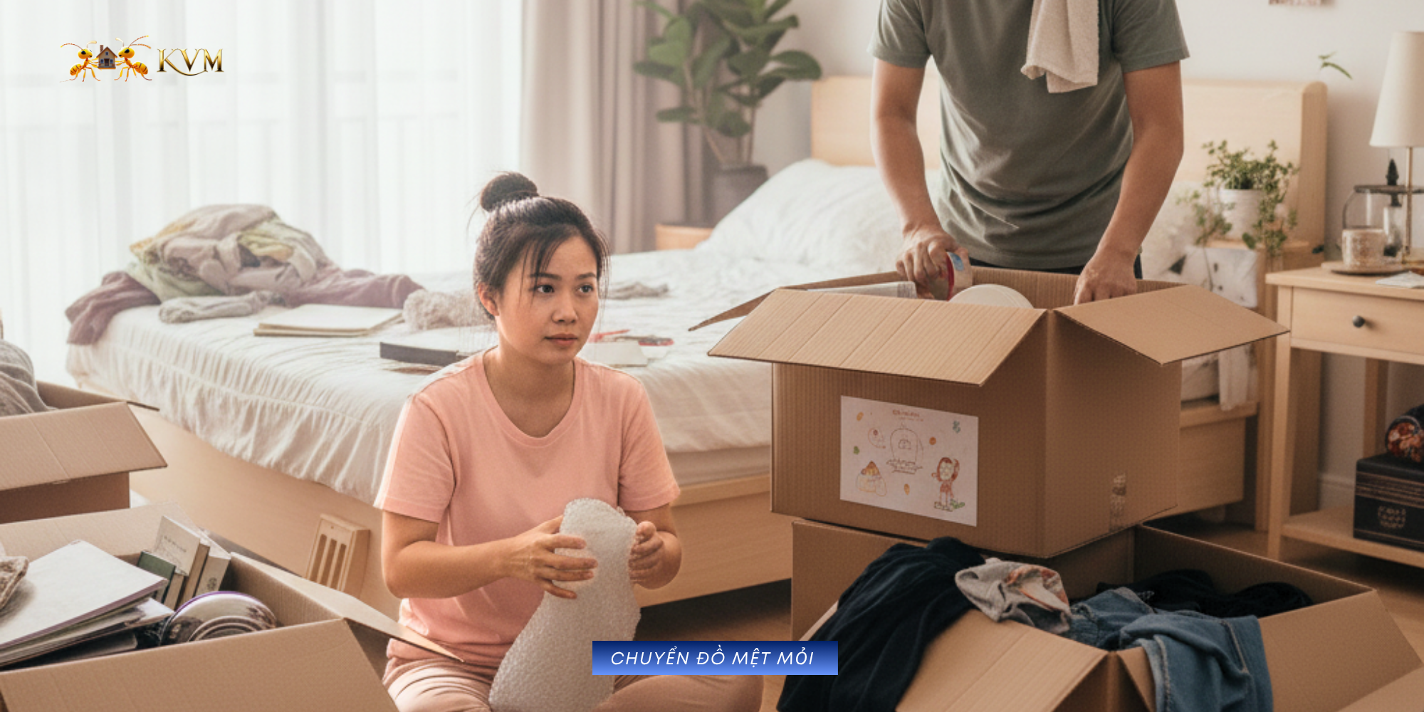 Mệt mỏi và lo lắng trong việc tìm đơn vị chuyển nhà trọn gói phù hợp